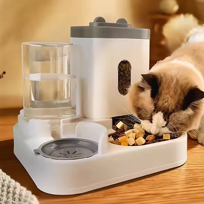 Distributore automatico di acqua e cibo per animali domestici