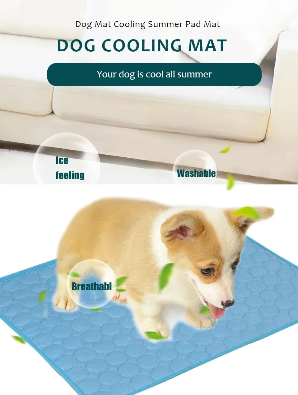 Cooling mat for pets