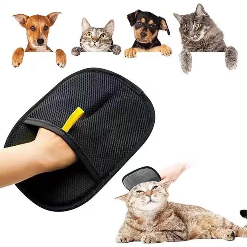 Guanti per la pulizia e la raccolta dei peli di animali domestici
