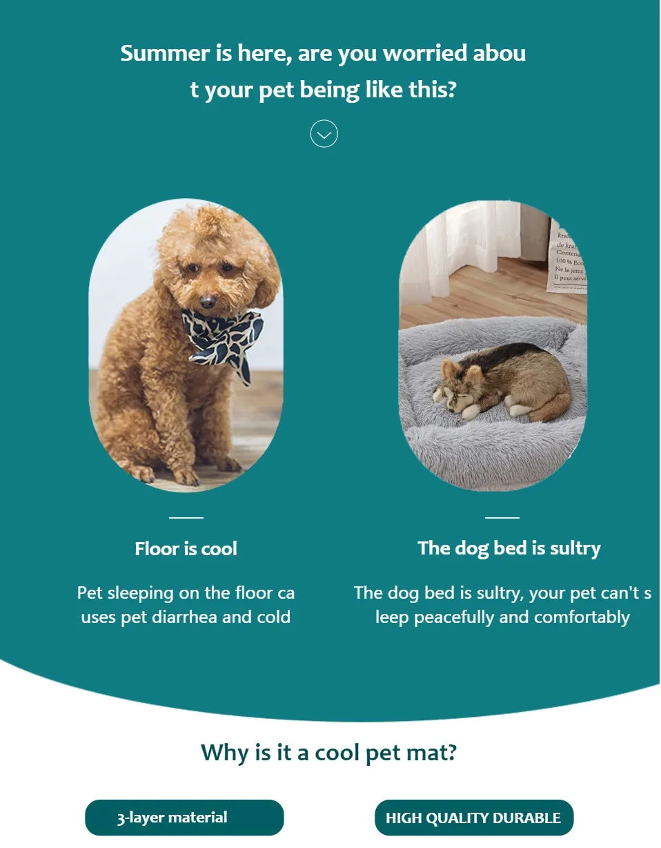 Cooling mat for pets